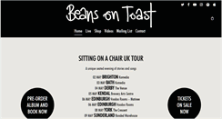 Desktop Screenshot of beansontoastmusic.com